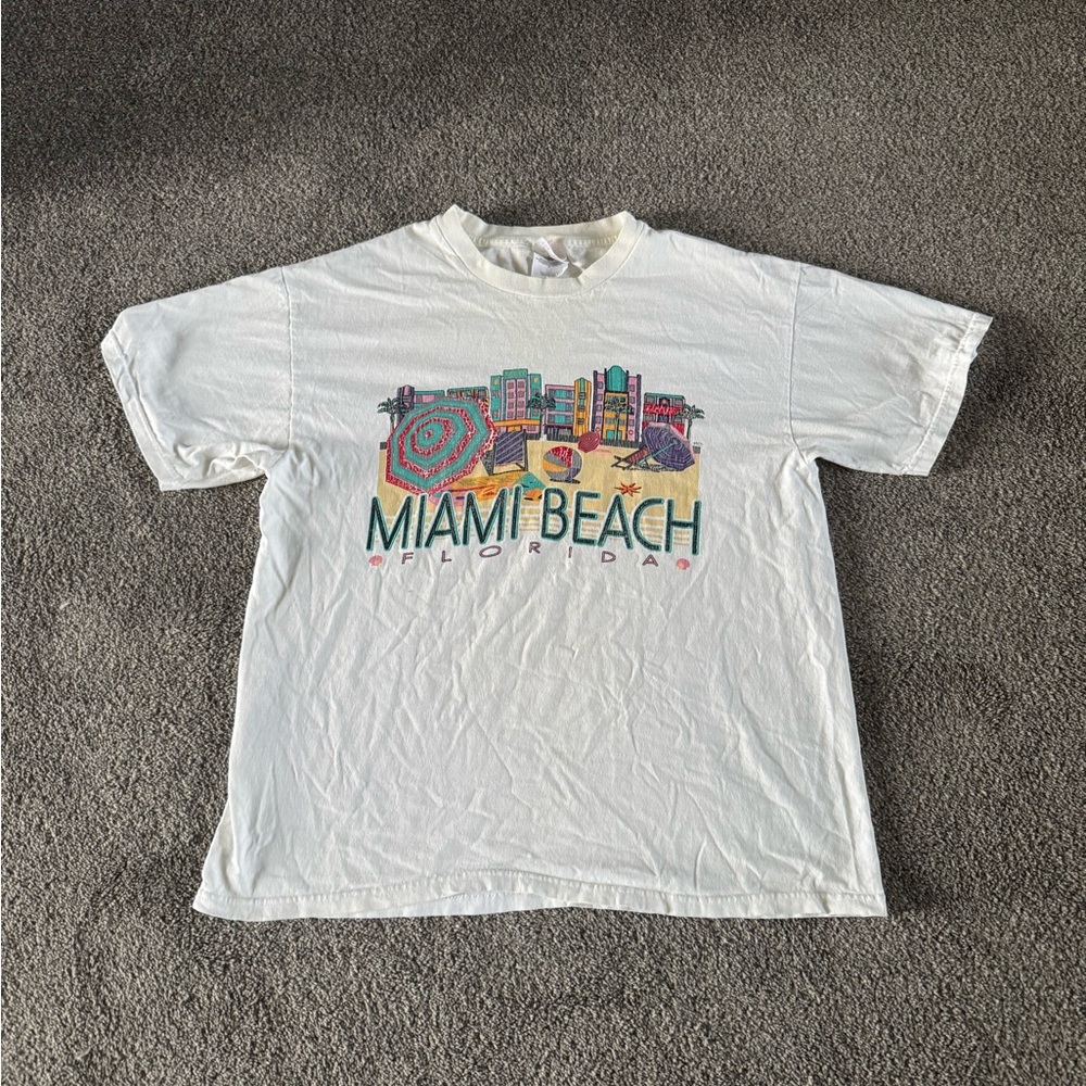 Vintage Miami Beach Graphic T-Shirt